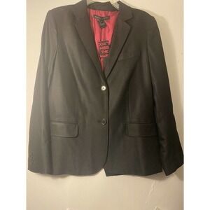 Marc by MARC JACOBS Two Button Wool Blend Blazer Casual Business Size 10 Black